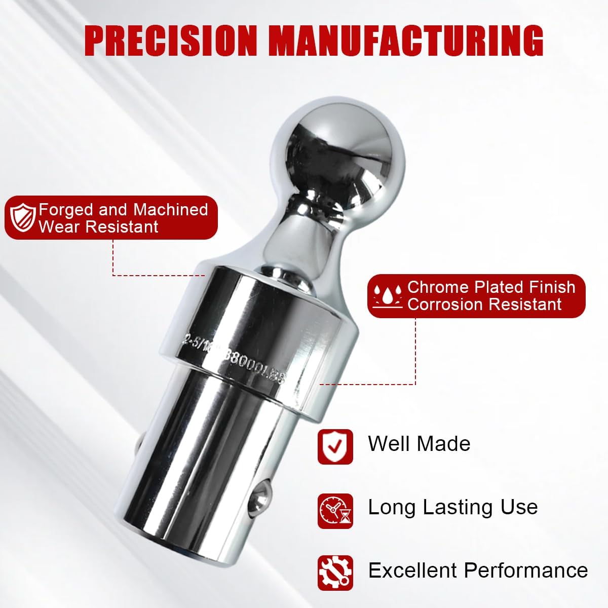 38K Gooseneck Puck System Hitch Kit (2-5/16” Ball) - Heavy-Duty Towing Solution Compatible with Ford F-250/F-350/F-450 Super Duty, Chevrolet Silverado & GMC Sierra 2500/3500 HD