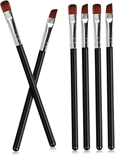 PartyKindom 6pcs Eyebrow Brush Angled and Fla...