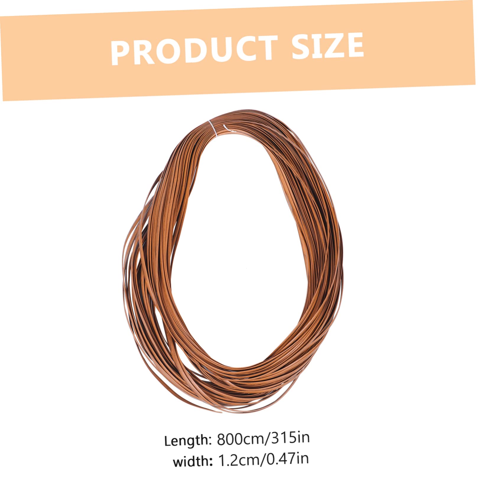 Gadpiparty 1Roll Plastic Rattan Weaving Material Durable DIY Furniture Repair Material for Chairs Tables and Baskets Rattan Replacement for Outdoor Furniture