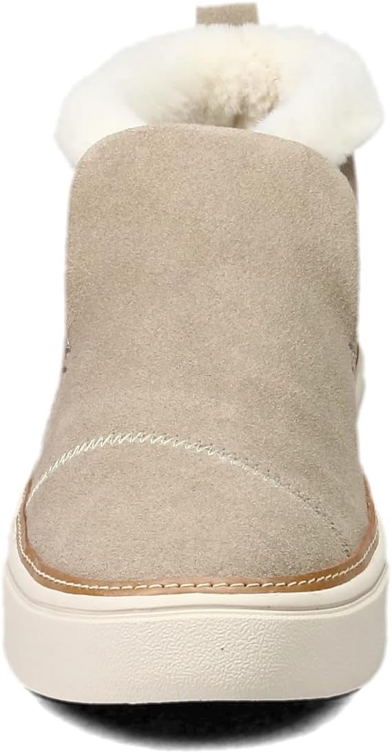 Toms Womens Paxton Sneaker, Cobblestone Suede/Faux Fur, 7 US - Image 4