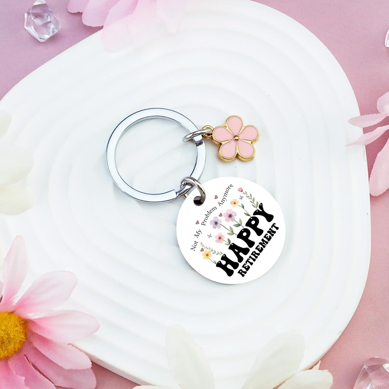 Retirement Gifts for Women 2026 Retirement Gifts for Woman Teachers Nurse Retire Gift Ideas Farewell Going Away Gift for Coworkers Women Retired 2026 Keychain - Image 5