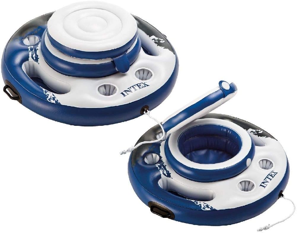 Intex Mega Chill, Inflatable Floating Cooler, 35 Diameter