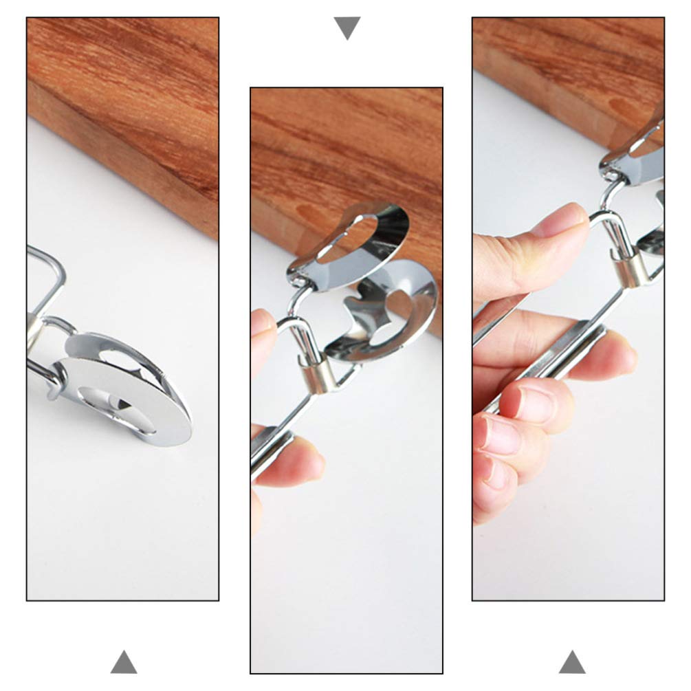 Kichvoe Pince À Escargot En Acier Inoxydable Ergonomique 15Cm Résistante À La Chaleur Pour Servir Escargots Apéritifs Et Fruits De Mer Cuisine Maison