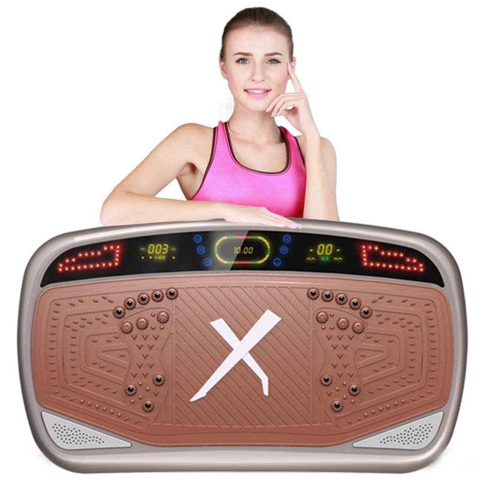 Vibration Exercise Machine Power Board with Vibrating Plate for Smart Fitness Training Large Non-Slip Training Area with Speakers
