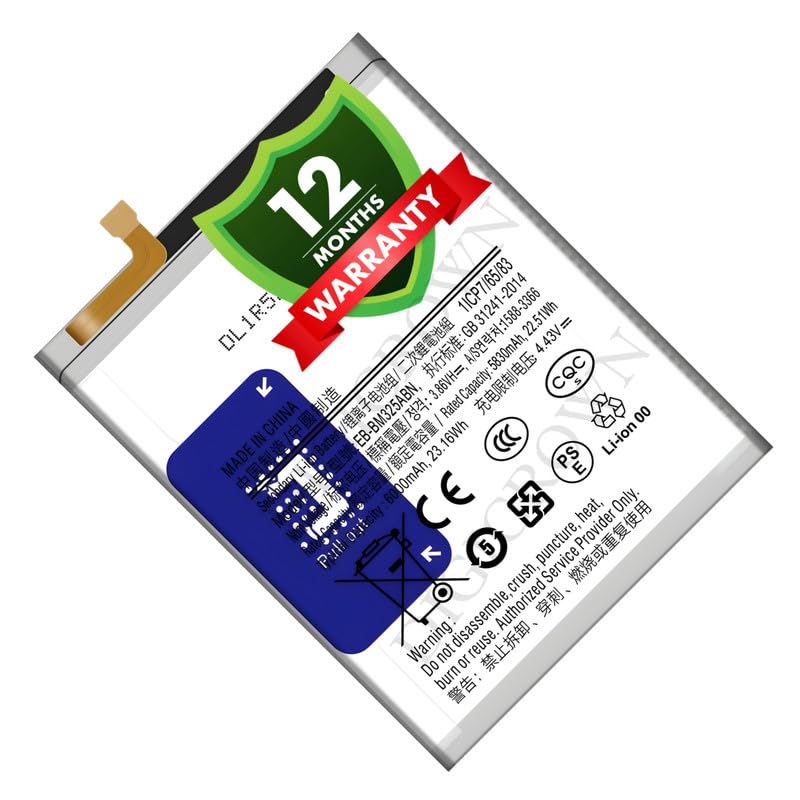 Image of Original EB-BM325ABN Battery Compatible for Samsung Galaxy M32 4G - (6000mAh) - 1 Year Warranty DF7