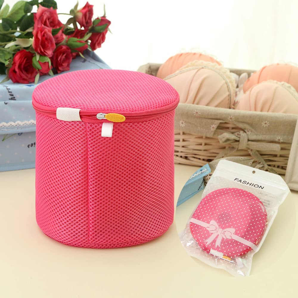 NOBRIM Set mit 4 Wäschesäcken für Feinwäsche Nützliches Mesh-Netz BH-Wäschebeutel Reißverschluss-Wäschebeutel BH-Waschmaschine Sockenbeutel Hält das Tuch in der Waschmaschine in Form 17x17cm