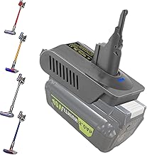 UNIKI V7V8 Battery Adapter for Ryobi 40V Lithium Battery Converted to Replace for Dyson V7/V8 Battery, Works with Dyson V7/V8 Series Vacuum Cleaner