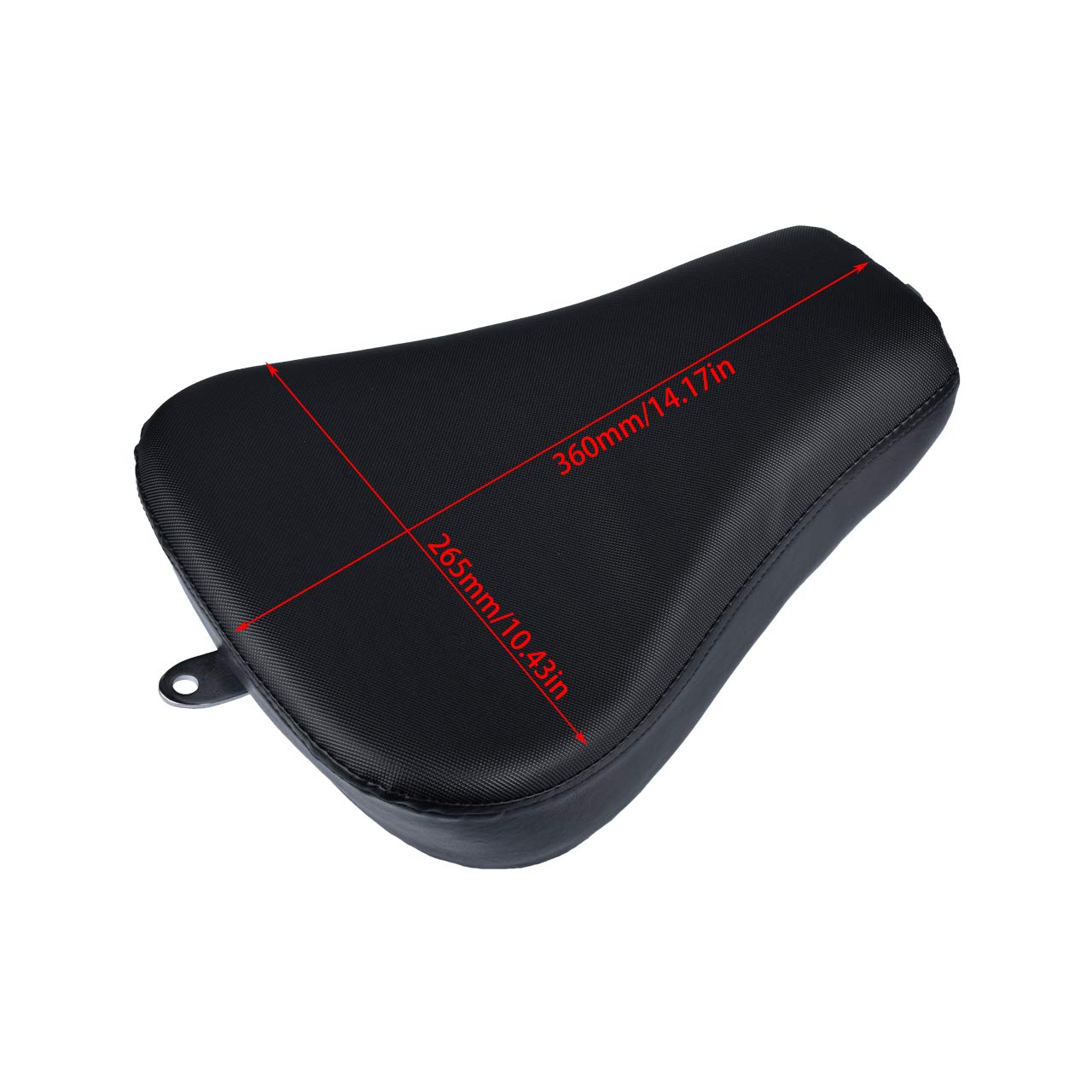 Motorrad-Sitzkissen für Harley Sportster XL1200X 883 48 72, Schwarz