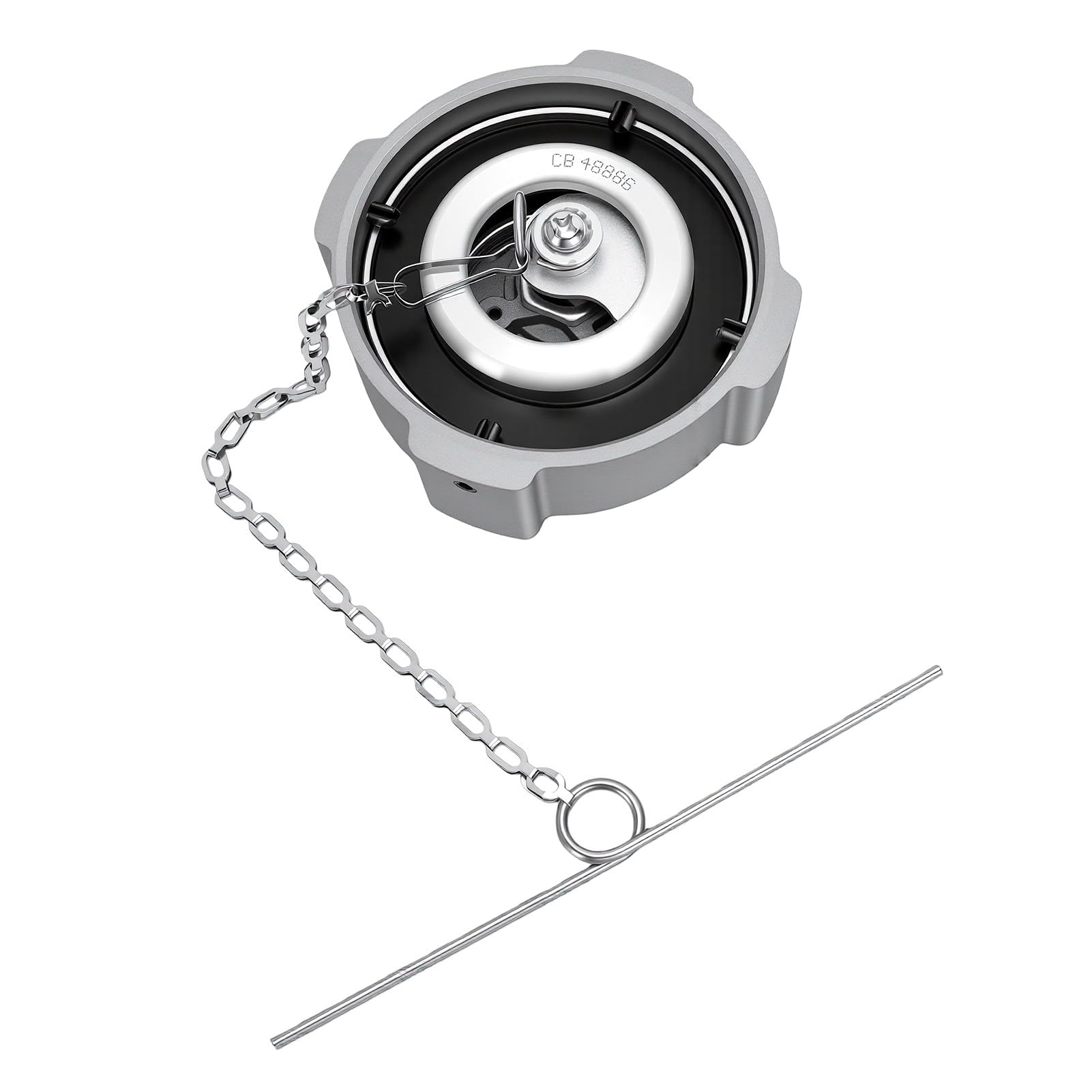 Generic Blokada Korka Wlewu Paliwa Zamek Korka Wlewu Paliwa Blokada Zbiornika Aluminiowy 03-37017-002 0337017002 600149 Bezpośrednie Dopasowanie z Kluczami Zastąpienie dla
