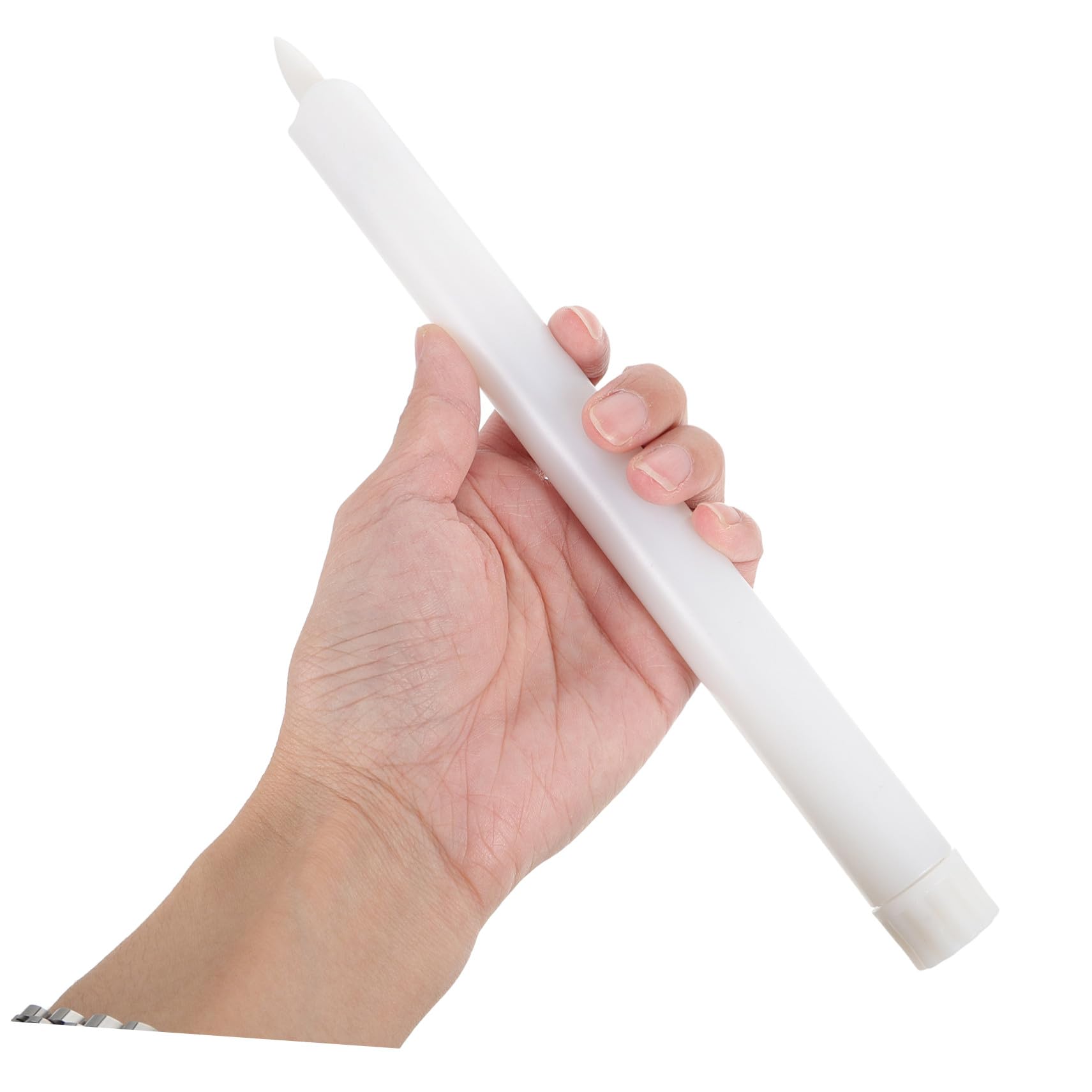 Artibetter Candele LED Elettroniche senza Fiamma 6 Pezzi con Telecomando | Bianco, Design Realistico, Pp, Batteria a Bottone Inclusa, per Tavolo e Festività