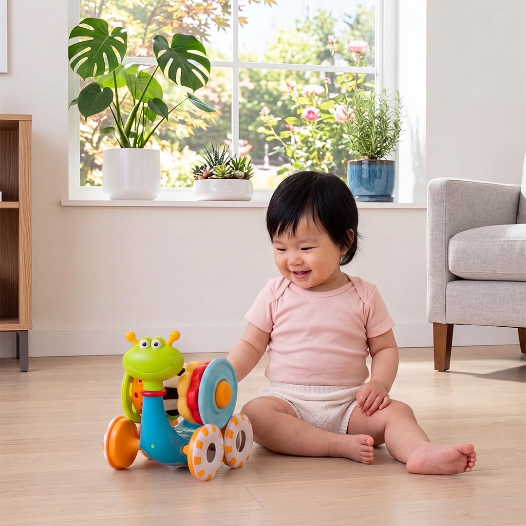 YOOKIDOO YALDONE L'Escargot Rigolo - Crawl N Go Snail
