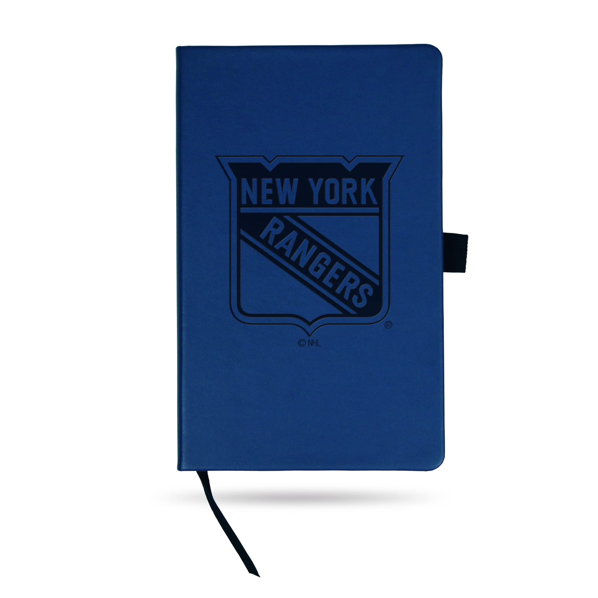 Rico Industries NHL New York Rangers Laser-Engraved Color Notepad, 5.25 x 8.25-inches