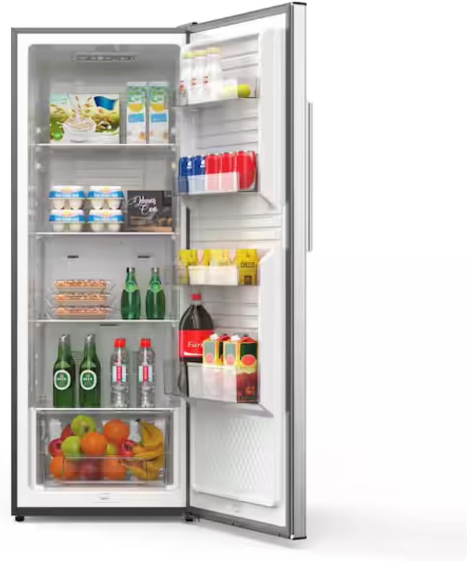 11 Cu. Ft. Convertible Freezer/Refrigerator, Auto Defrost, Garage Ready, Stainless Steel.