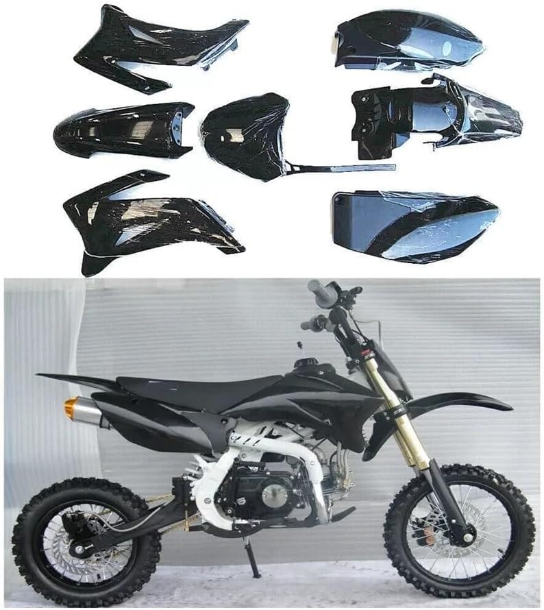 Motorcycle Side Wind Wing Plastics Fairing Kit Seat for TTR110 Style Pit Dirt Bike for Thumpstar for Pitpro 110 125 150 160 200 250CC