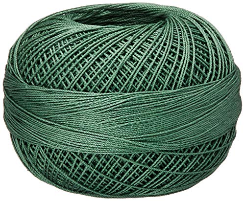 Hilo de algodón Lizbeth 210 yardas, 25 g verde miniatura 1