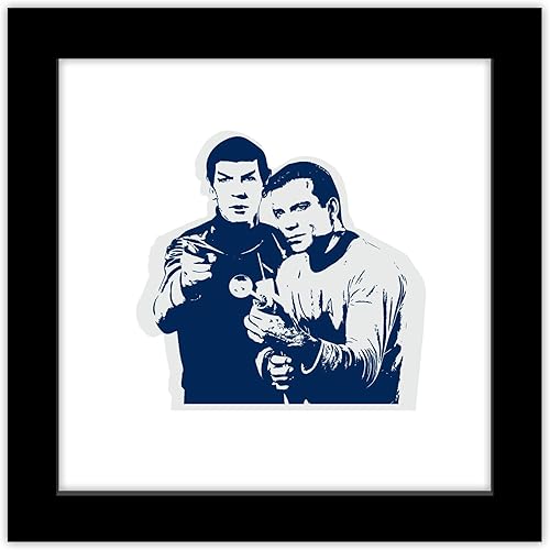 Miniatura 9 de Trends International Gallery Pops Star Trek - Póster de pared de retrato estilizado de Kirk and Spock, 12.00 x 12.00 pulgadas, versión de marco