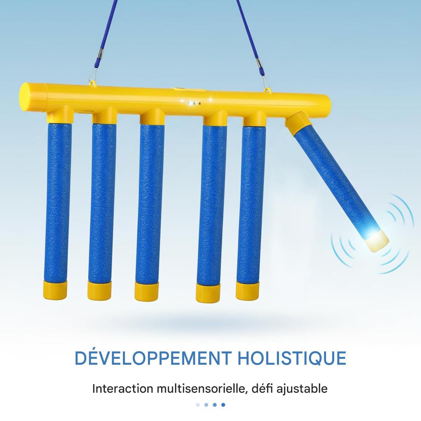 Jeu d'Attraper des Bâtons Sensoriel Interactif pour Adultes Entraînement Réaction