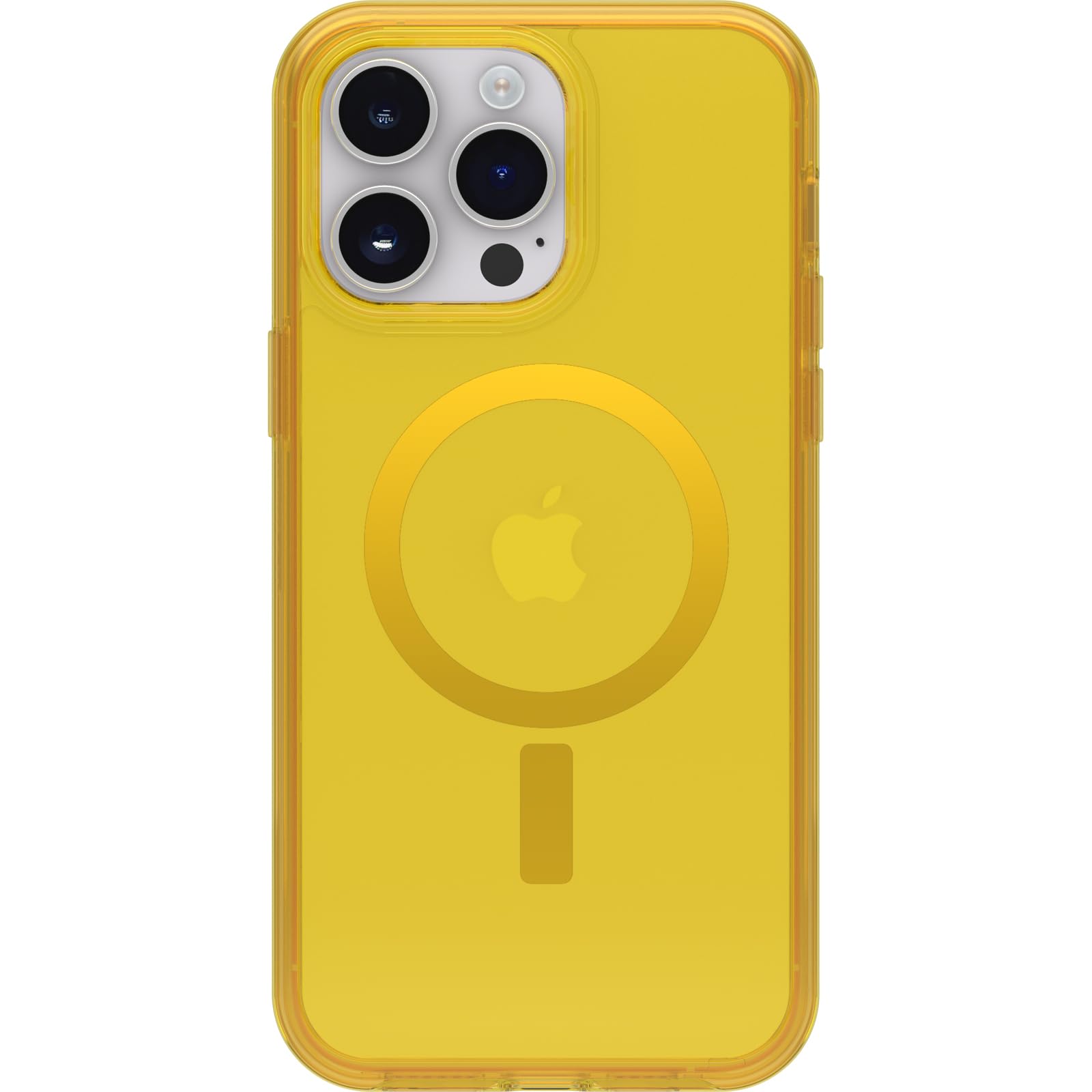 OtterBox Cover per iPhone 14 Pro Max Symmetry+ Clear per MagSafe, Resistente a shock e cadute, Sottile, Testata 3x norme MIL-STD 810G, Sun Day