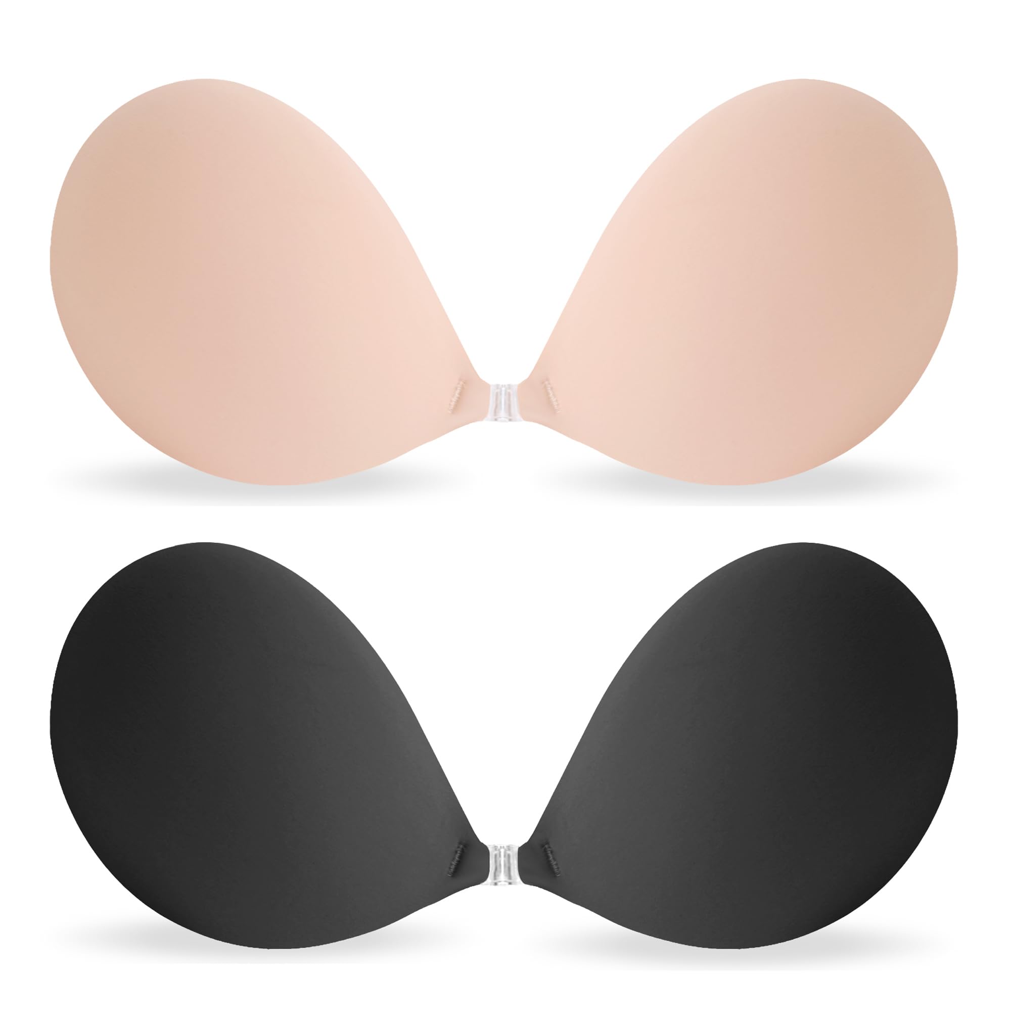 MITALOO Adhesive Bra Invisible Sticky Strapless Push up Backless Reusable Silicone Covering Nipple Bras