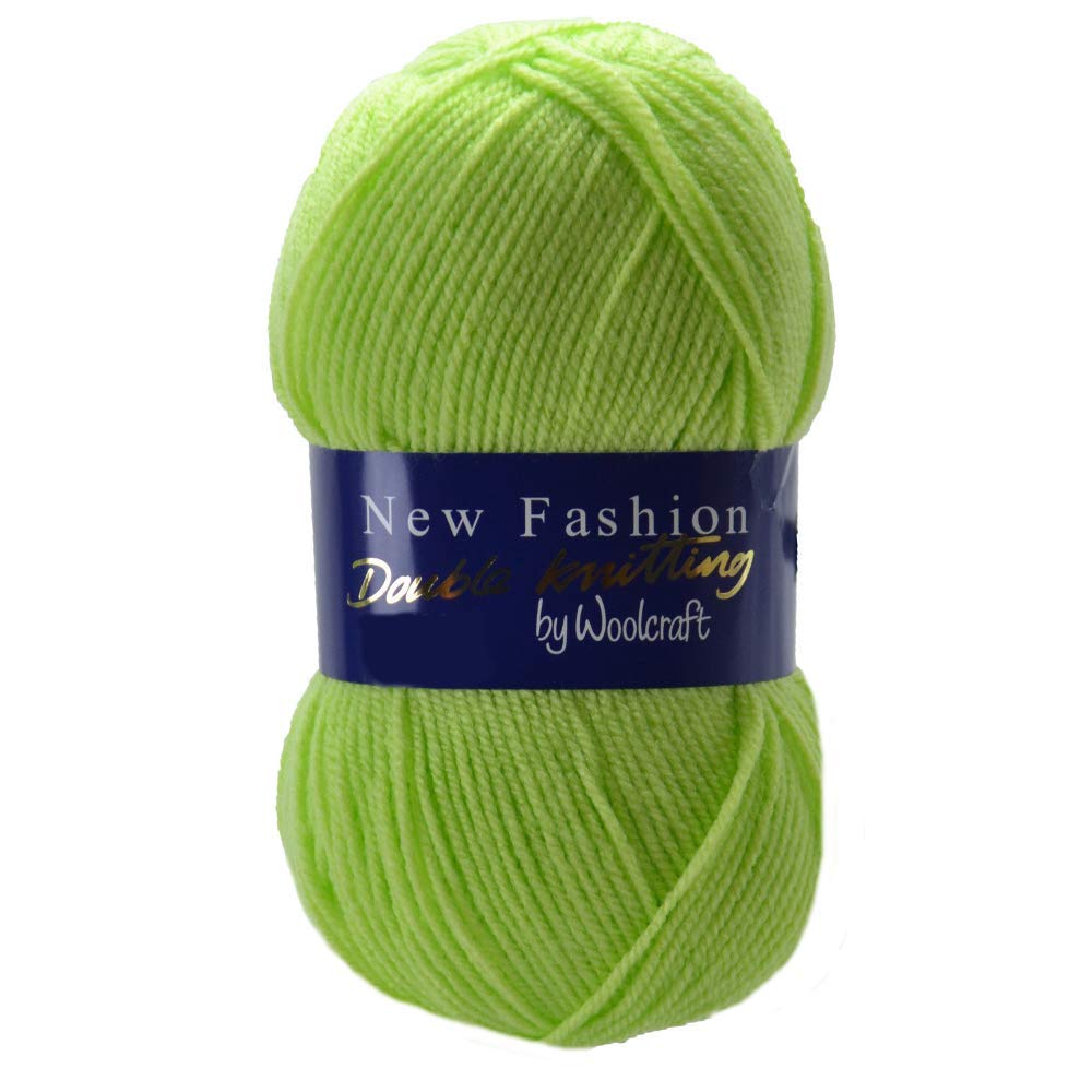 10 x 100g Woolcraft Knitting Wool/Yarn New DK (Apple 439)