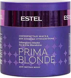 Estel Prima - Máscara para cabello rubio (300 ml), color morado