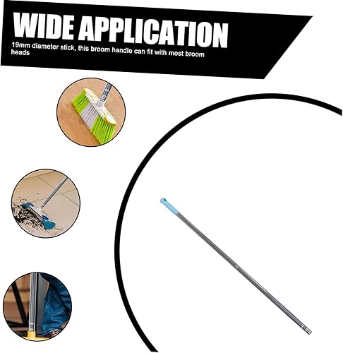 Miniatura 2 de DOITOOL Accesorios para trapeadores de piso, escoba, tubo de repuesto, mango de escoba, mango de escoba de plástico, mango de repuesto para escoba