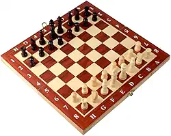 Xadrez Tabuleiro Peças Madeira