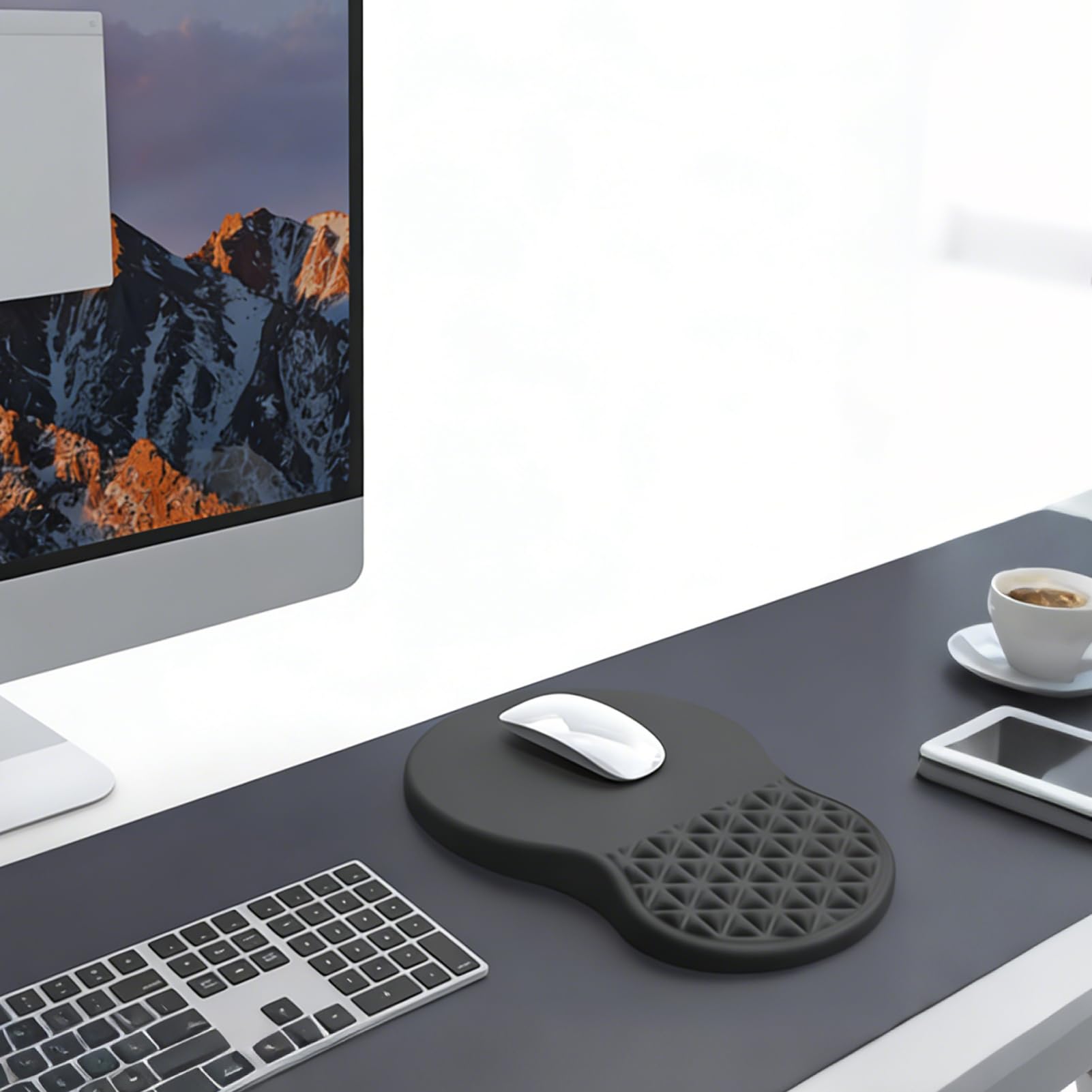 Tappetino per Mouse Mousepad Ergonomico Antiscivolo