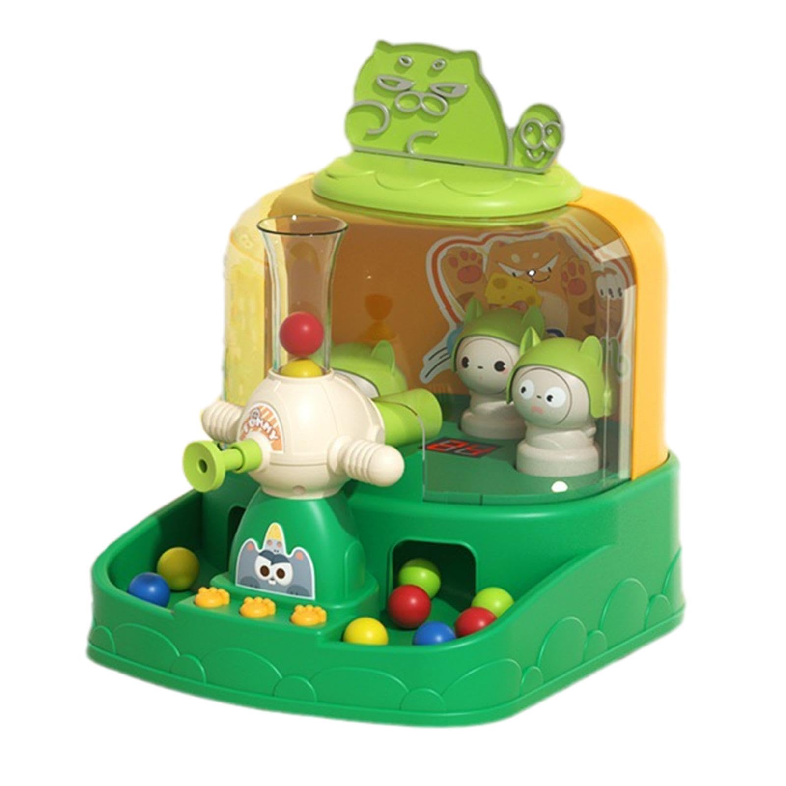Pinball Gioco Biglie Banco Martellamento Elettronico Interattivo Educativo con Effetti per Apprendimento Logico Adatto a Eventi Scuola Regalo, VERDE, Taglia unica bambino