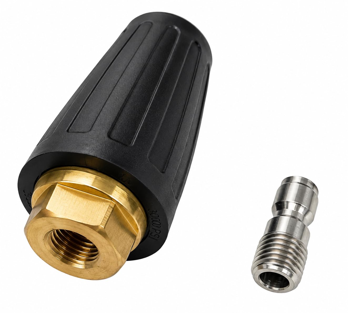 M&M Smartek Boquilla de rotor Corta suciedad para hidrolimpiadora de alta presión Kränzle HD HDS 045 adecuada para 4.763-253.0 incl. conexión rápida de 1/4