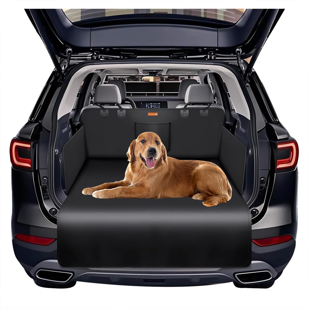 ELECTROCNT Dog Car Boot Liner Protector for Toyota C-HR PHEV (seit 2024), Waterproof Anti-Scratch Tear-Resistan Washable Trunk Cover Mat Travel