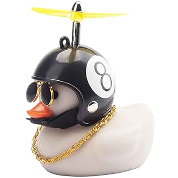 Amazon.com: Wonuu Rubber Duck Car Decoration - Grey Duck