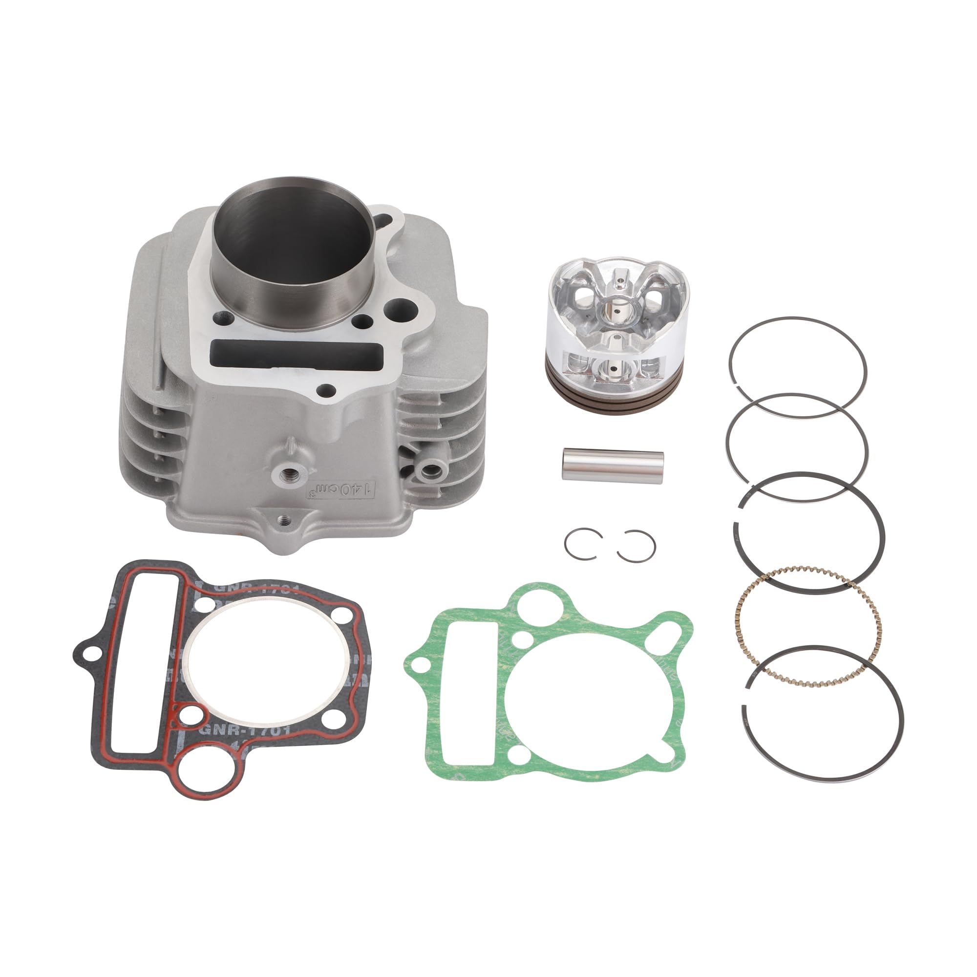 GOOFIT Chemise Cylindre Kit Reconstruction d'assemblage Piston avec Joint Remplacement pour YX 140cc 1P56YMJ 1P56FMJ 1P56FMJ-5 SSR YCF Pit Dirt Bike ATV