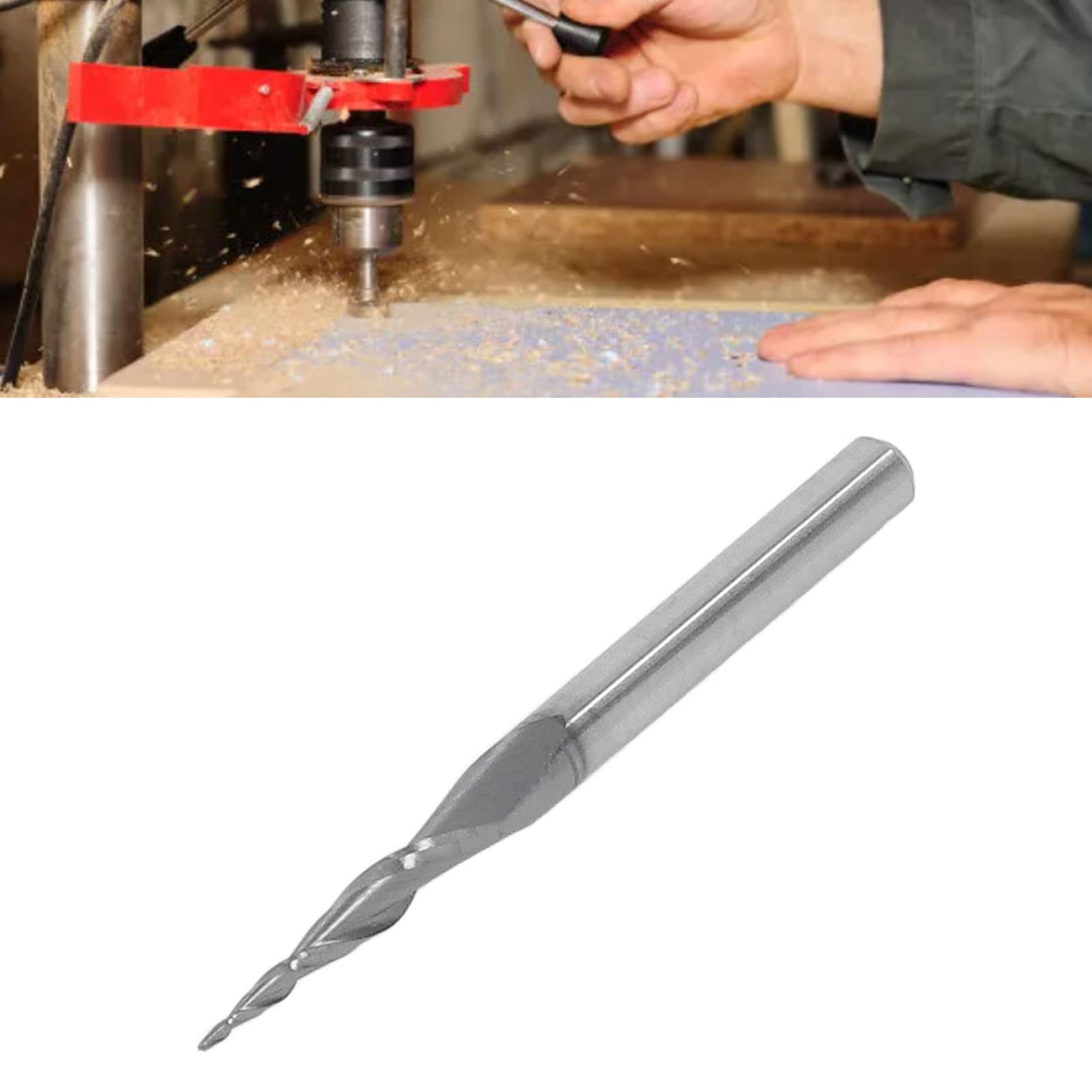 Fraise à Bout Sphérique, Coupe-nez Sphérique CNC en Spirale en Acier au Tungstène étendu Stable pour la Semi-finition du Métal