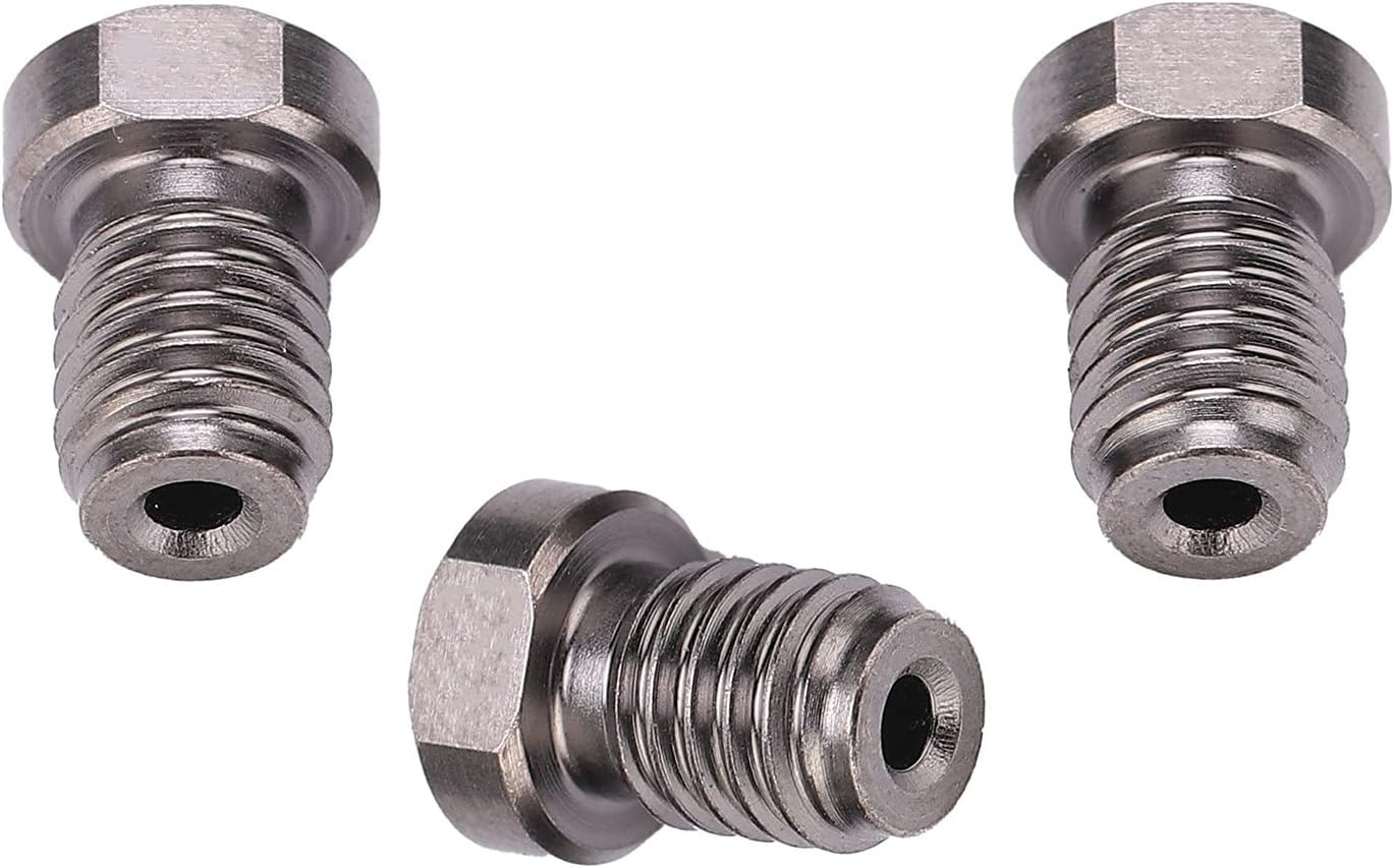 review 3D Printer Nozzles, 50 Degree Hardened Steel 3D Printer Nozzles Printer Accessories Nozzles TT3D Hardness Accessories for Man for Repair Parts(1.0mm)