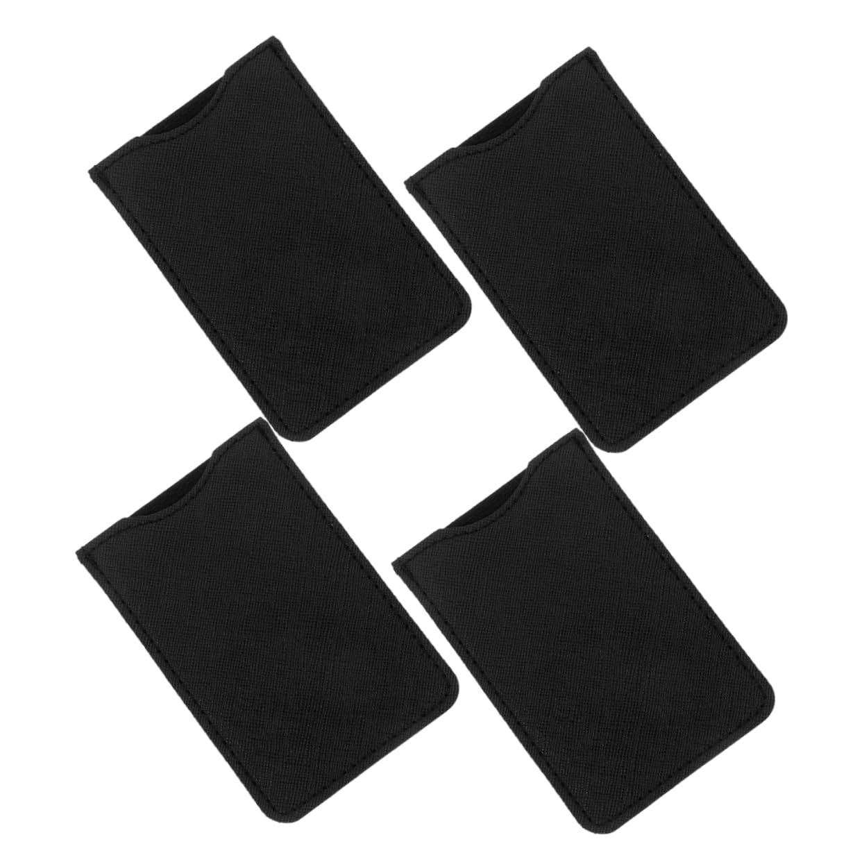 NOLITOY Beard Comb Pouch Hair Comb Case Lash Tweezer Sleeve for Stylists Pu Leather Black