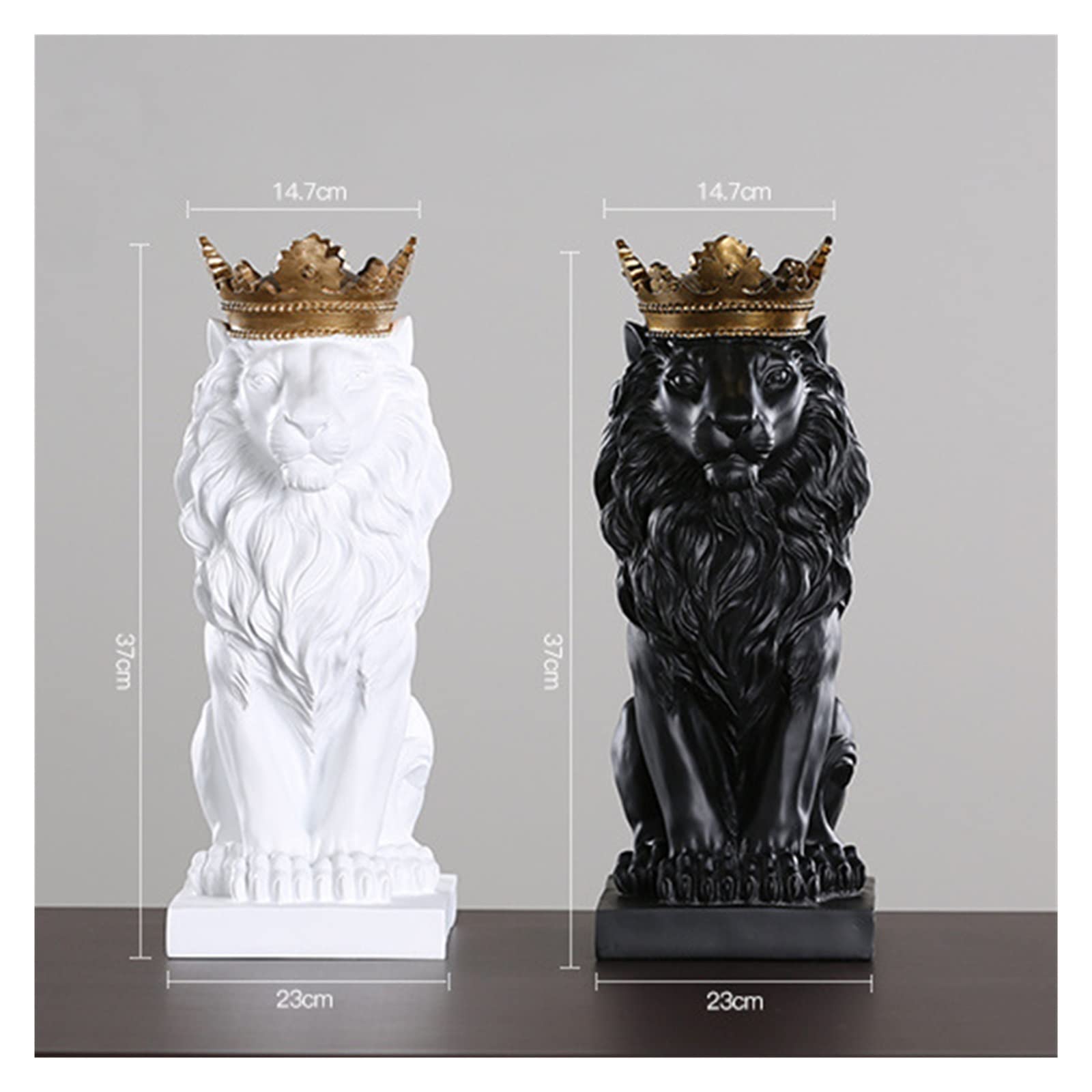 ライオン像 王冠付き シルバー 置物 ライオン 彫刻」の人気商品一覧