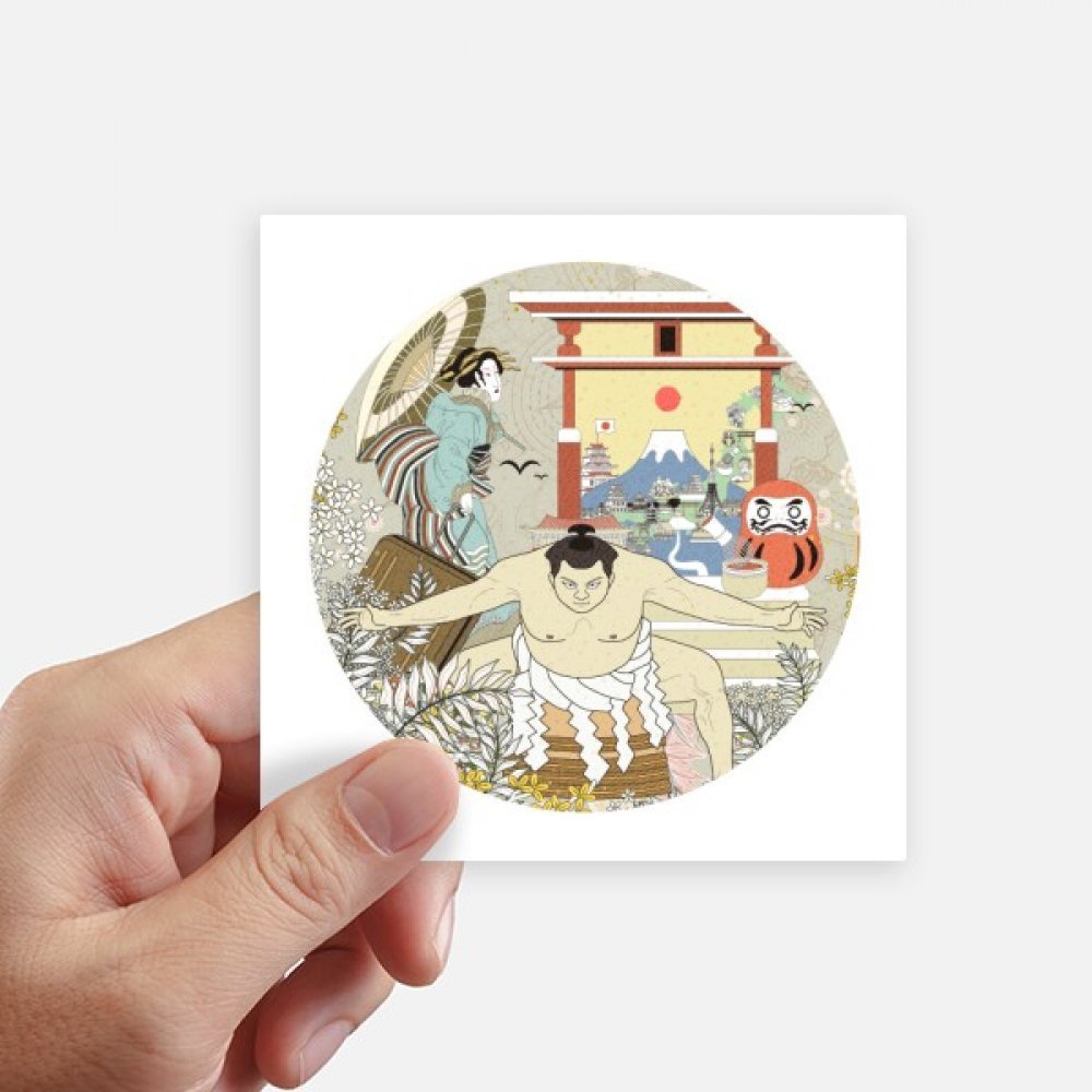 Stickers Ukiyo-E art traditionnel du Japon en vinyle multicolore pour customisation