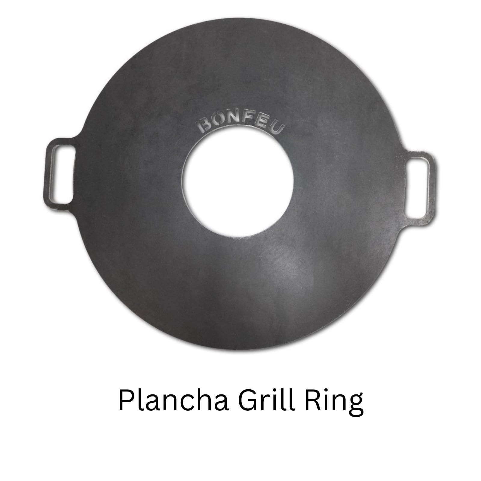 BonFeu Bonves Ø 34cm Schwarz - Feuerkorb für den Garten - Feuertonne & Feuerstelle - Feuerschale Feuerkorb aus stabilem Stahl - Mit Grillrost & Schürhaken zum Kochen - Feuerkorb mit Grillrost