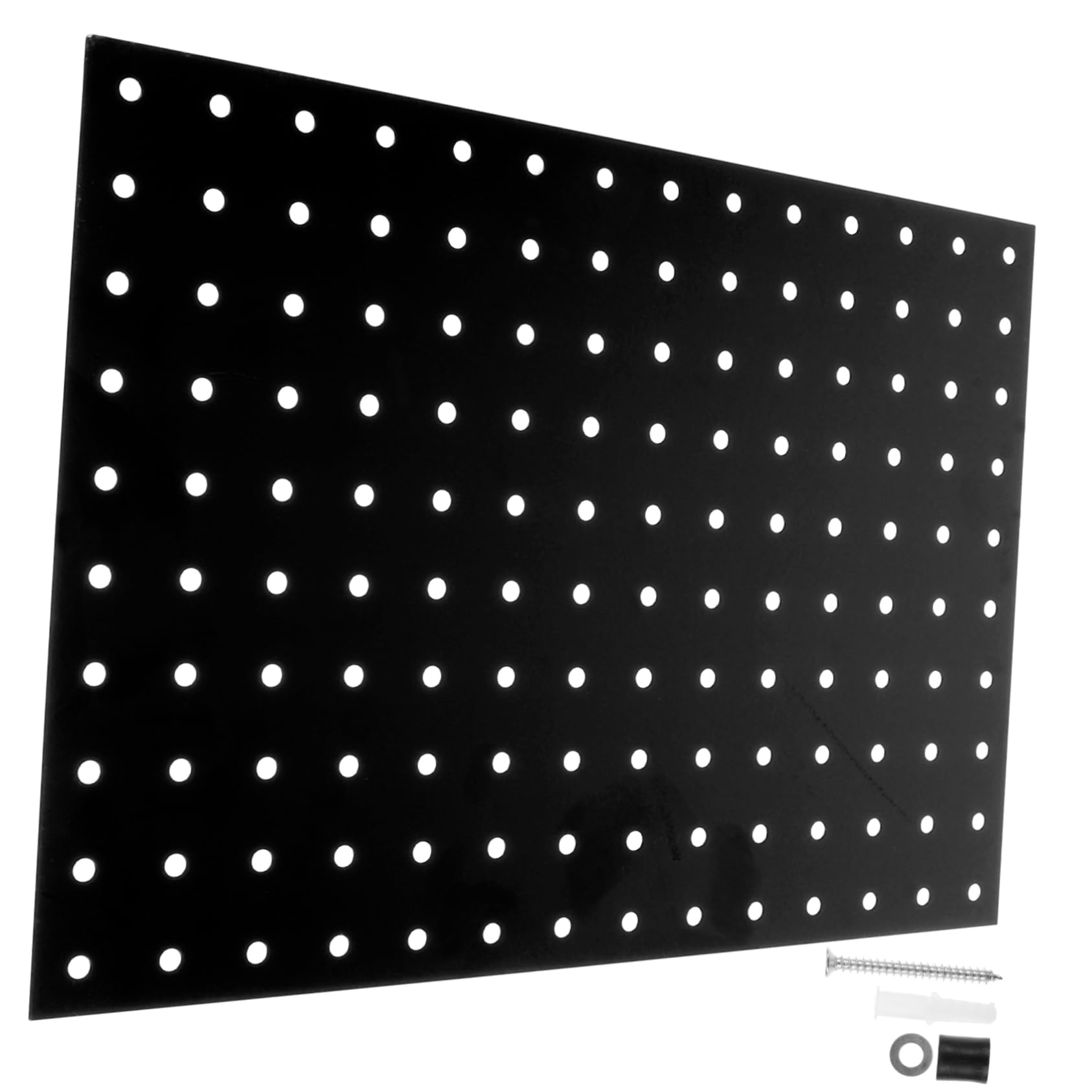 Garneck Metal Pegboard Panel Wall Organizer for Garage and Workshop Storage Metal Pegboard Display Panel for Tool Organization and Accessories Storage