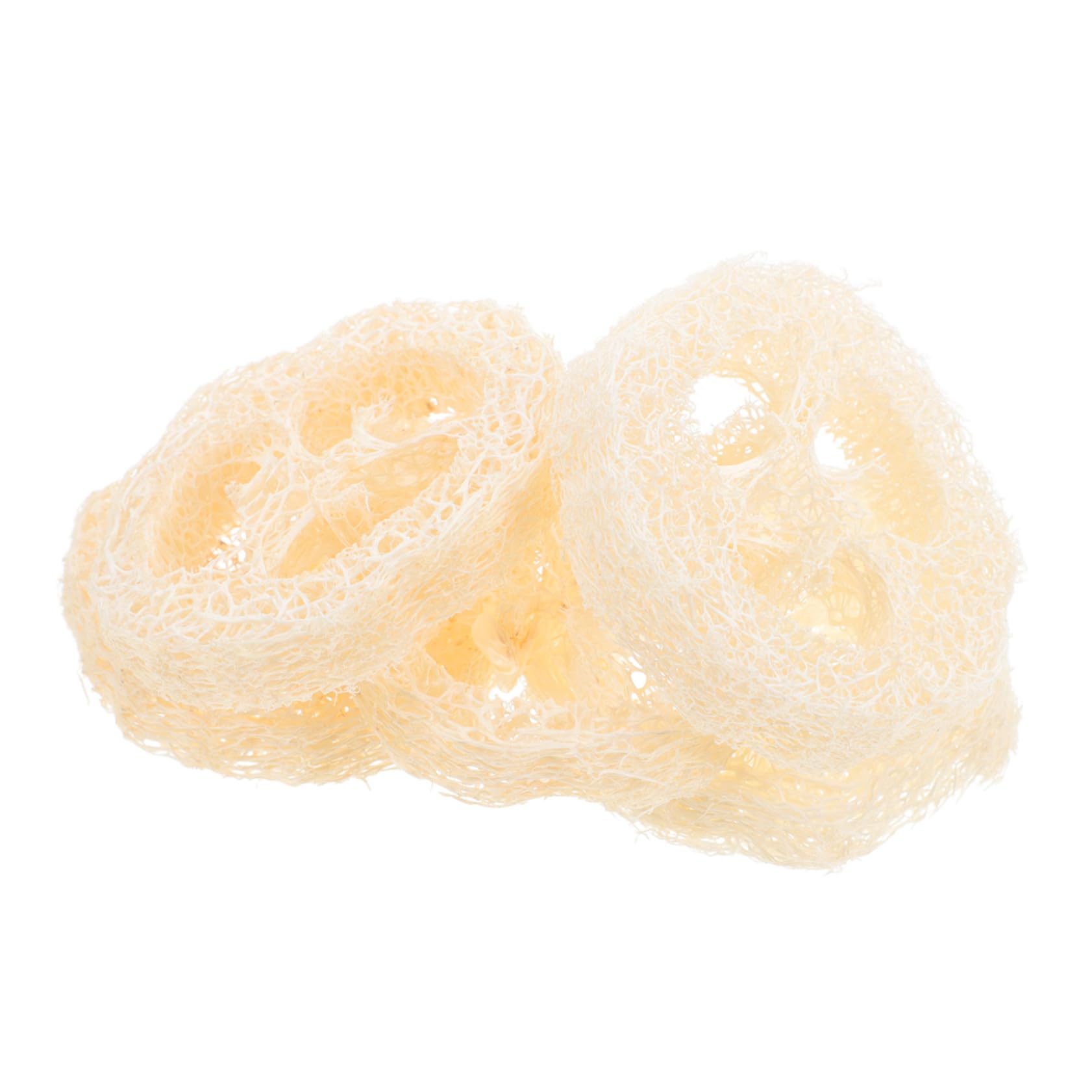 TOVINANNA 5Pcs Natural Loofah Pad Soap Holder Storage Soap Organizer for Bathroom Versatile Loofah Slices for Exfoliating and Cleaning Lightweight and Easy to Store