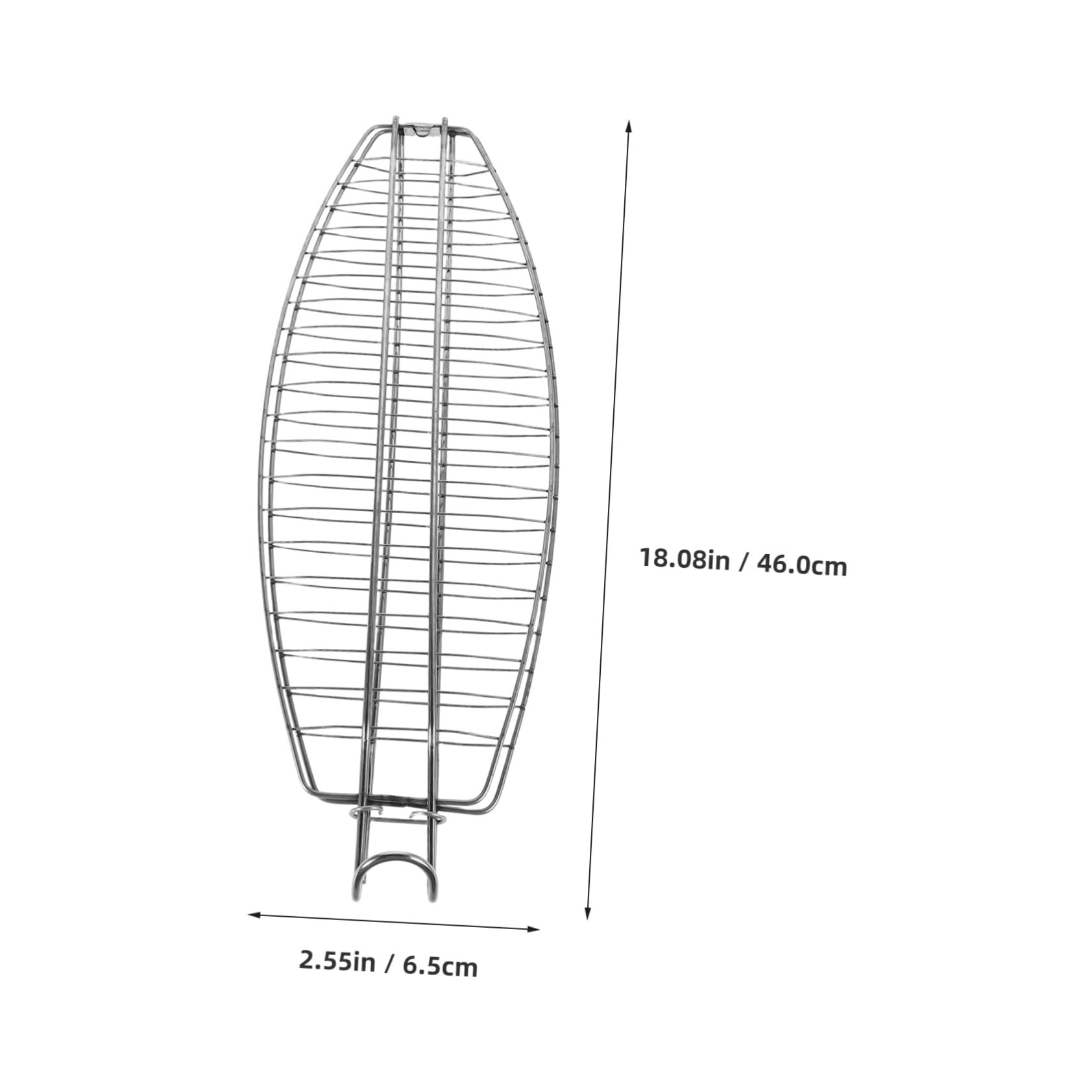 GOOHOCHY Stainless Steel Camping Bbq Basket Fish Grill Rack Outdoor Cooking Accessory Bbq Grilling Tool