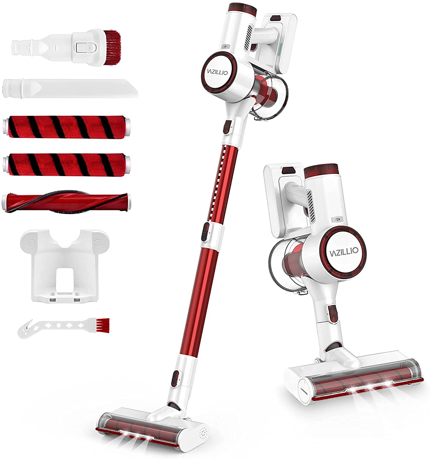 Buy VAZILLIO Cordless Vacuum Cleaner with Wall , 24KPa LED Stick Vacuum