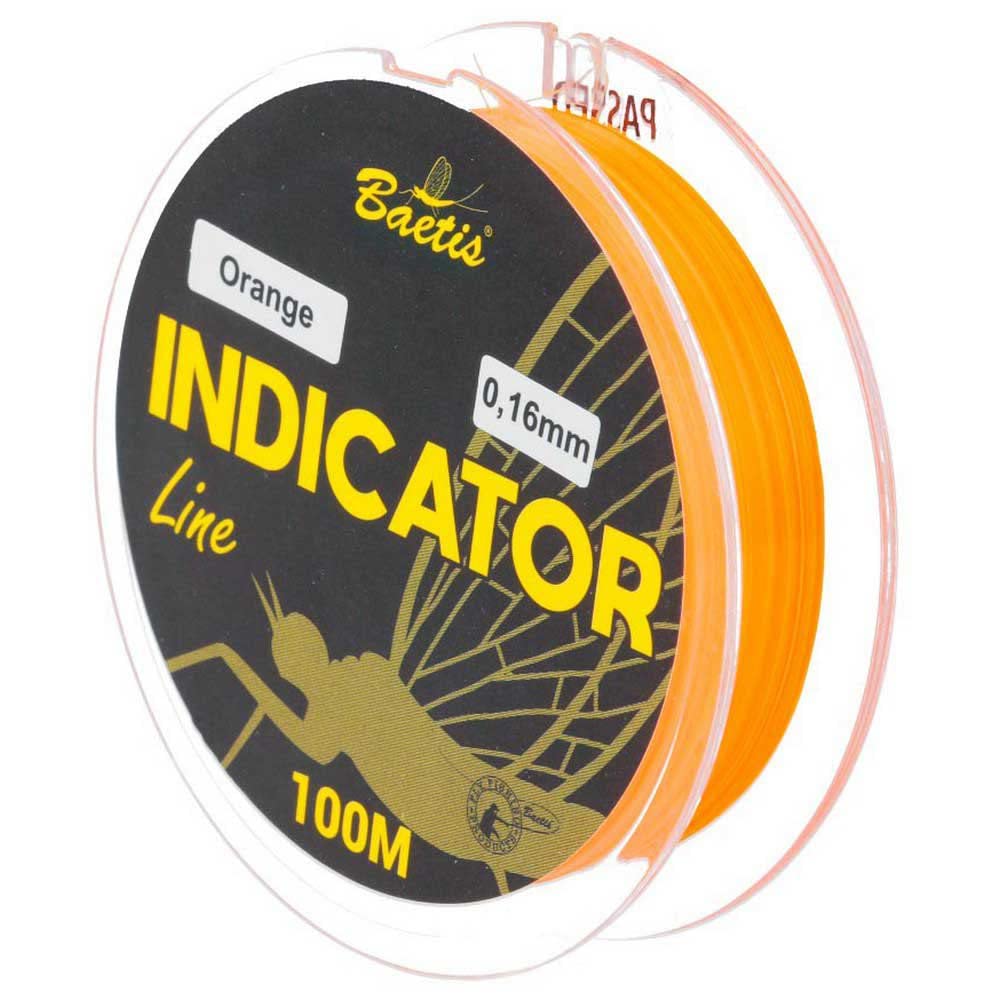 Baetis Indicator Line FL. Orange 0.18 100 m