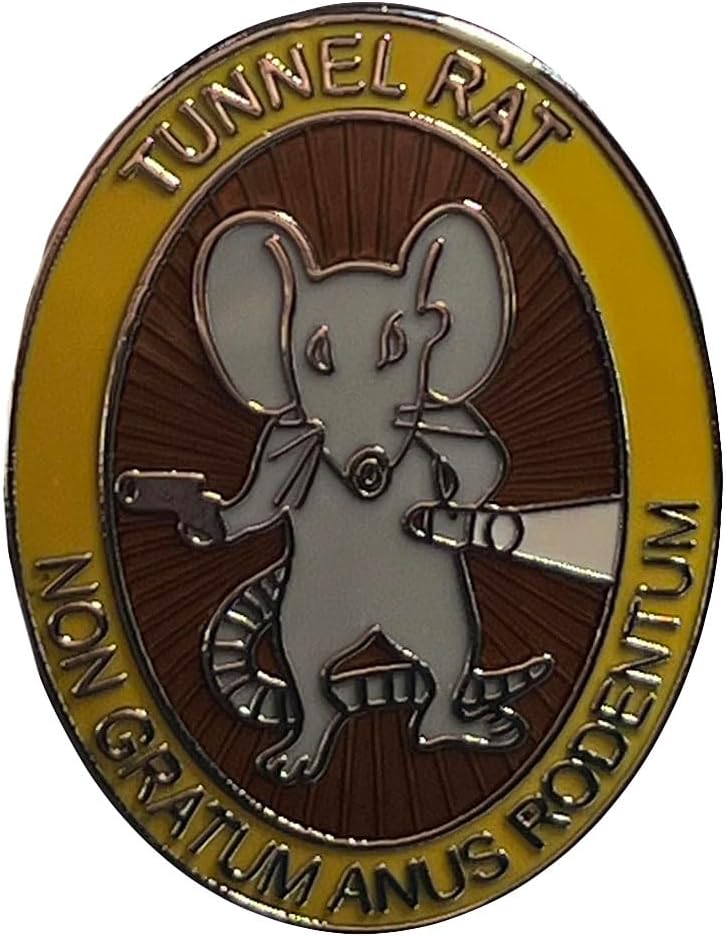 Trade Winds 12 Pack Tunnel Rat Non Gratum Anus Rodentum Motorcycle Hat Cap Lapel Pin M-620