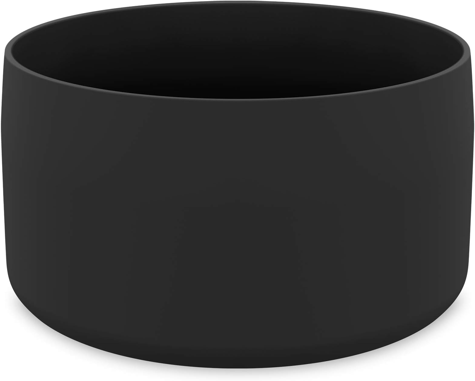 DYLN Protective Silicone Large Bottom Guard for 40 oz DYLN Wide Mouth Alkaline Water Bottles - Anti-Slip & Flexible Boot - Doubles as a Pet Dog Bowl - Black