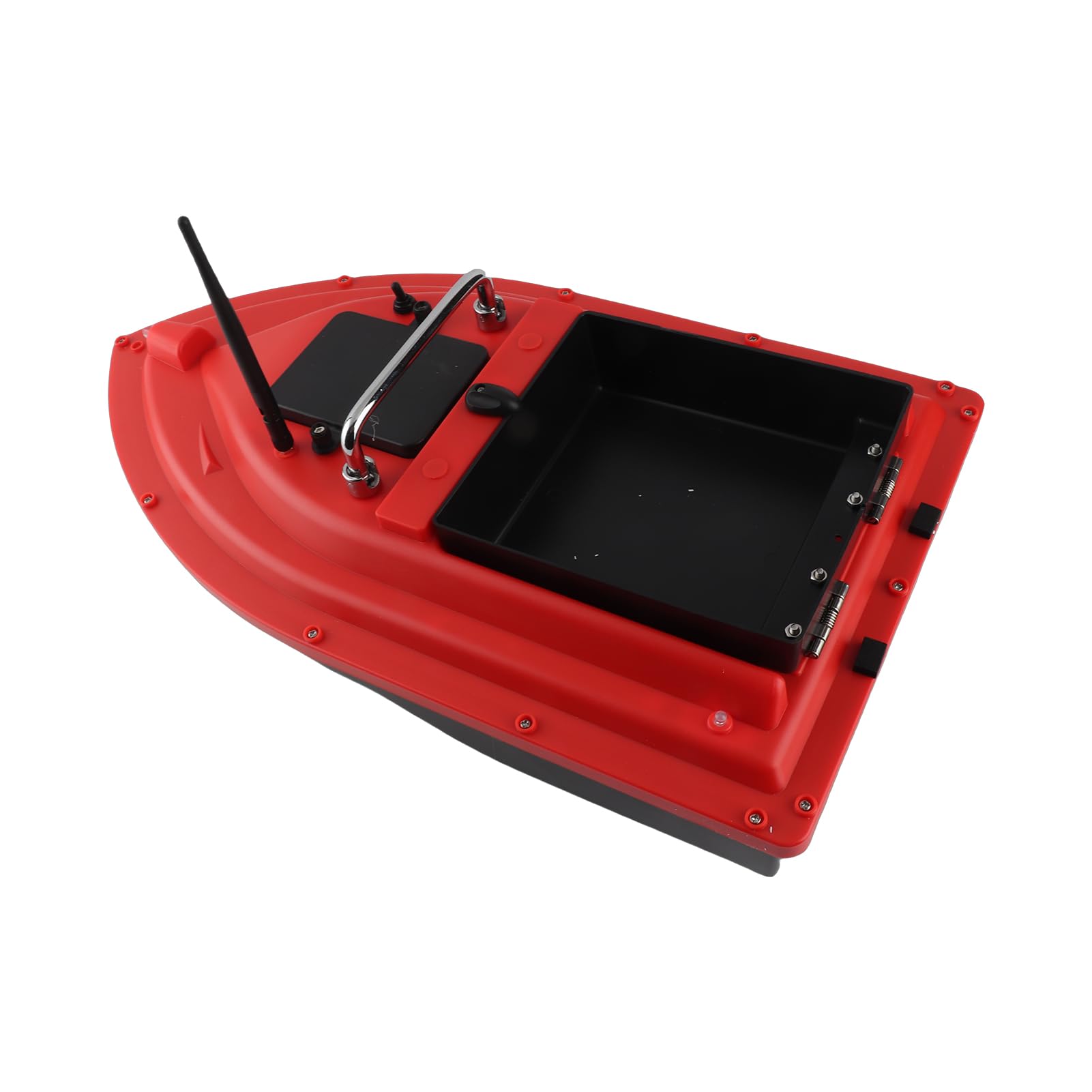 Kavolet Barca per esche da pesca telecomandata 500 m, carico 2 kg, con grande contenitore per esche automatiche, batteria ricaricabile da 12000 mAh