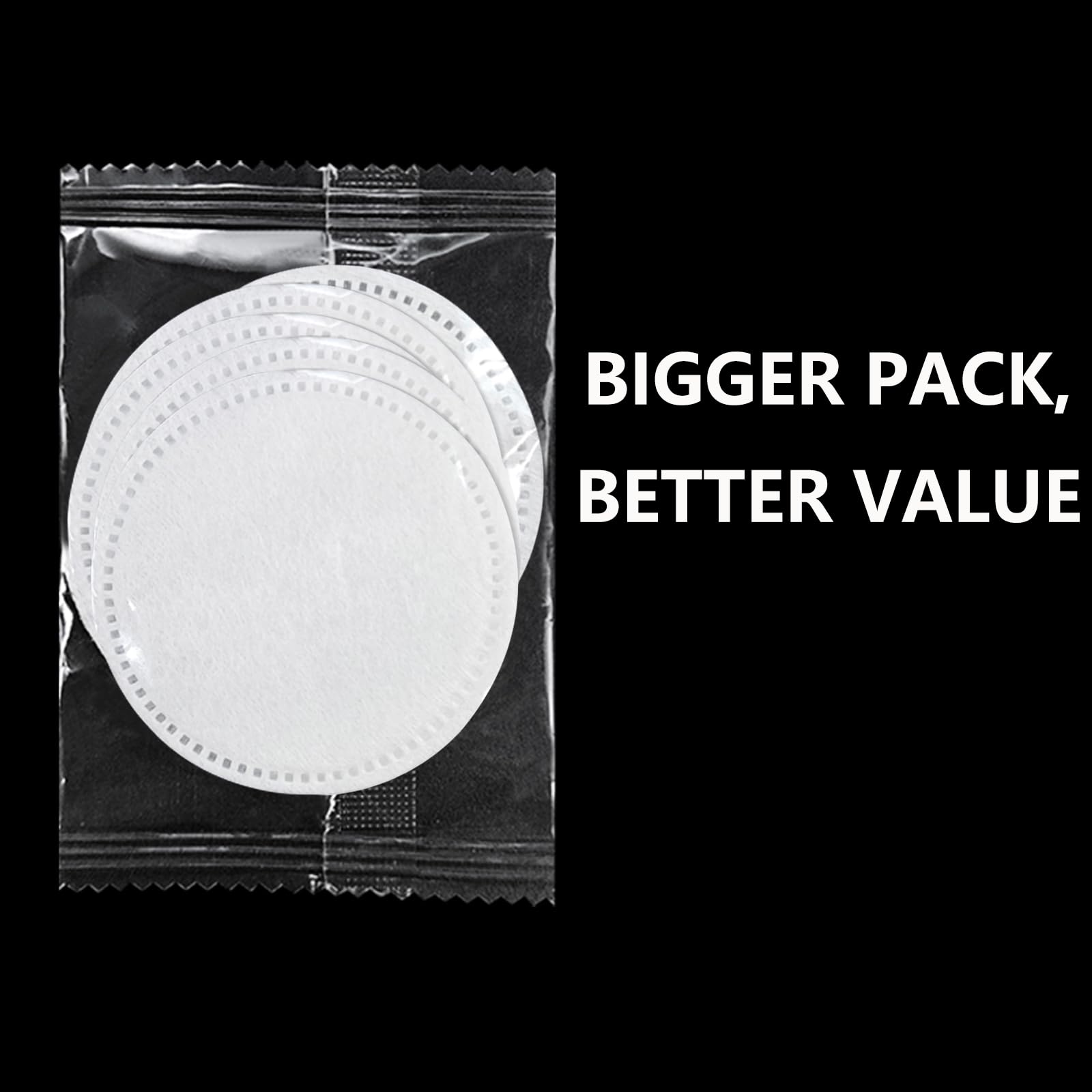 (5Pcs Pad/Set) Kheoxusa Individually Wrapped Cotton,Individually Wrapped Cotton Pads,Individually Wrapped Cotton Rounds,Cotton Pads for Face Individual Wrap Hotel Personal Care Kit (2.3