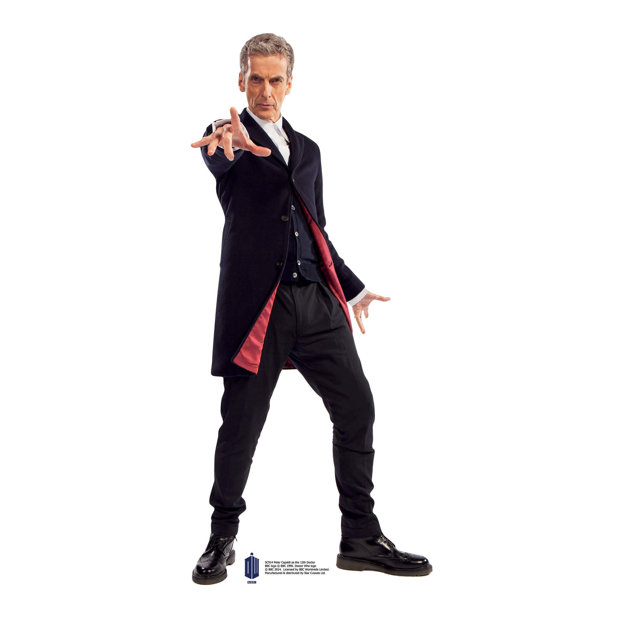 STAR CUTOUTS SC914 Doctor Who Twelfth Doctor Peter Capaldi Mini Cardboard Cutout – Capaldi Era Display for Fans & Collectors