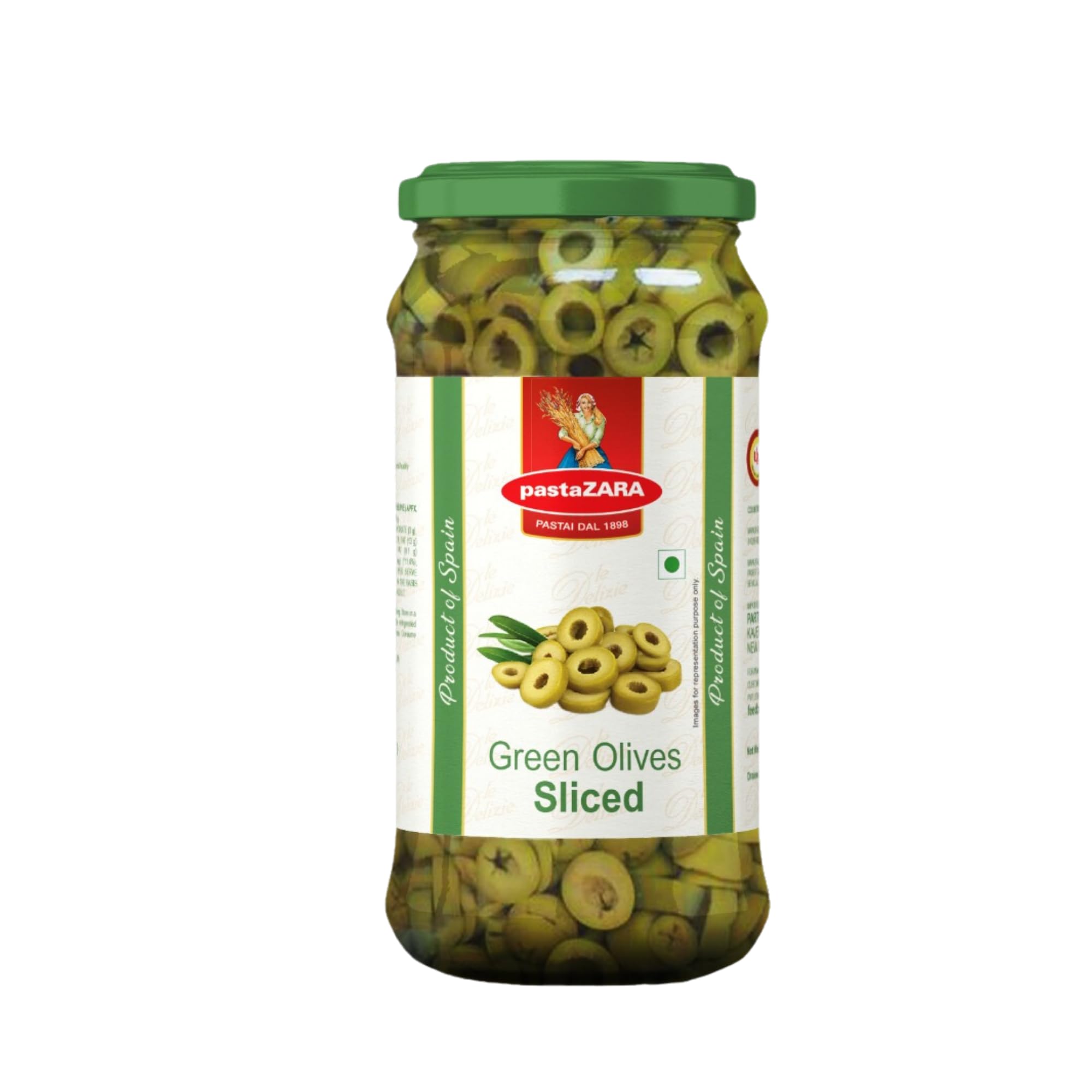 Pasta ZARA Sliced Green Olives 450g | Authentic Spanish Olives